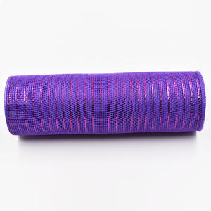 New Arrival Custom <strong>Deco</strong> <strong>Mesh</strong> Holiday <strong>Ribbon</strong> Rolls Gradient Metallic 10 Inch <strong>Deco</strong> Poly <strong>Mesh</strong> for Halloween Wreath Crafts - Product Image 5