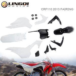 Fourniture d'usine moto <span class=keywords><strong>CRF</strong></span> <span class=keywords><strong>110</strong></span> Kit de couverture en plastique pour carrosserie complète ensemble de carénage de garde-boue pour Hond CRF110 XR <span class=keywords><strong>110</strong></span> 13-15 Dirt Pit Dirt Bik - Product Image 4