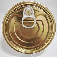 Haute qualité 300 #   Couvre-boîtes en aluminium de 72,9 mm à ouverture facile, anti-corrosion, pour boîtes de thon
