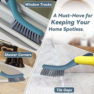 Wholesale Eco-Friendly Handheld Plastic Deep Kitchen Grout and Window Corner Cleaning <b>Brush</b> for Interior Cleaning - Product Image 6