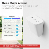 Sensor Getaran, Kejut, dan Kemiringan Tuya Zigbee 3.0 3 in 1 Multi Deteksi, Deteksi Akselerasi, Tahan Air IP66, Peringatan Keamanan