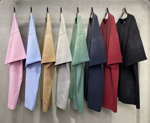 T-shirt oversize pour homme 100% coton - Effet délavé par pulvérisation, tendance streetwear, écologique et respirant, nouvelle arrivée - Product Image 2