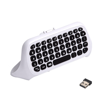 Teclado Inalámbrico con Receptor USB y Conector para Auriculares Compatible con el Control de Xbox One