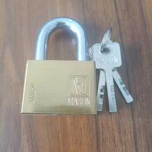 <span class=keywords><strong>Lucchetto</strong></span> in titanio cromato con <span class=keywords><strong>chiave</strong></span> a paletta rotonda <span class=keywords><strong>e</strong></span> quadrata - Product Image 6
