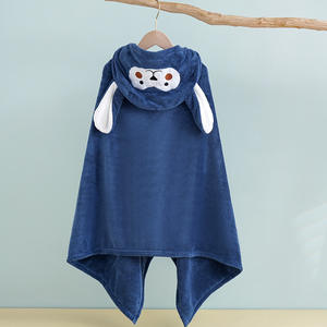 Bochu Hui grande serviette <span class=keywords><strong>de</strong></span> <span class=keywords><strong>bain</strong></span> en coton Super doux singe à longues oreilles <span class=keywords><strong>Cape</strong></span> à capuche pour nouveau-nés enfants mignon peignoir pour usage domestique - Product Image 6