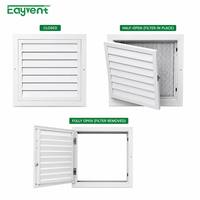 Diffuseur linéaire en aluminium ABS, grille d'air d'admission et de refoulement réglable, encastrable avec boîtier de plénum, blanc, pour plafond CVC hôtelier
