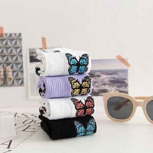 Wholesale Funny Ladies <b>Socks</b> Fashion Custom Cotton Womens butterfly <b>Socks</b> - Product Image 2