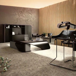 حديث فاخر مع كرسي خشبي محطة عمل للمدير أثاث مكتبي على الطراز الخشبي - Product Image 4