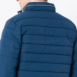 2024 New Fashion Winter Men's Puffer Jacket Solid Color Casual Style High Street Stand Collar <b>Windproof</b> - Product Image 6