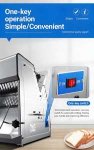 Petite machine à trancher le pain mobile, pièces détachées <span class=keywords><strong>pour</strong></span> machine à trancher le pain à <span class=keywords><strong>hamburger</strong></span>, petite machine à trancher le pain - Product Image 2