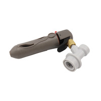 CO2 Mini regulador cursi barril cargador inyector y barril acoplador conector de Gas casa cerveza Kit