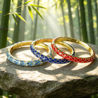 Nouveau bracelet ouvert pour femme Cicily, motif écaille de dragon, émail, goutte d'huile, plaqué or, style rétro géométrique, vente en gros directe usine