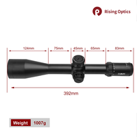 Lunette de tir 5-30X56 FFP avec verre ED, réticule à illumination rouge, tube de 34 mm, étanche, pour tir en extérieur, avec montage