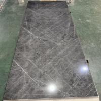 Panneau mural en PVC effet marbre brillant, imperméable et ignifuge, style traditionnel et moderne, pour divertissement, directement de l'usine