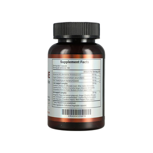 Nutraceutical Berberine Supplement Manufacturer with Cinnamon Milk Thistle Promotes <b>Liver</b> Function Gut Health Berberine <b>Capsules</b> - Product Image 3
