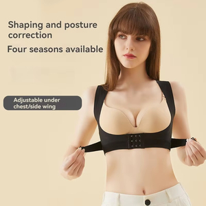 Correcteur de posture <span class=keywords><strong>invisible</strong></span> ultra-fin sans couture en X pour femmes, confortable et sans fil, pour corriger la posture du dos - Product Image 2