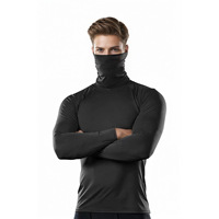 Nouvelle veste bomber décontractée pour homme 2025, à col roulé avec motif lapin, manches longues, respirante et thermique, idéale pour l'automne et l'hiver.