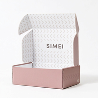 Boîte d'expédition en carton ondulé écologique et recyclable avec logo personnalisé et fermeture magnétique pour l'emballage de bijoux, montres et lunettes