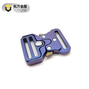 Nuevo Metal azul de moda para pulsera con hebilla y correa de bolsa de liberación rápida con logotipo personalizado Hebillas de cinturón de moda - Product Image 5