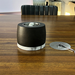 Small Household <b>Table</b> <b>Fire</b> <b>Pit</b> Black Style Made of Corten Steel Fuel Firewood - Product Image 4