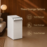 Déshumidificateur puissant de 50 L avec affichage de l'humidité en temps réel, élimination de l'humidité et drainage par pompe