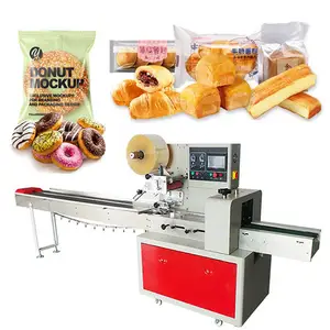 GT pillow horizontal packaging machine snack biscuit face mask food candy flow bread horizontal pillow packing machine