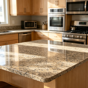 UNION Durable Eco-Friendly Giallo Ornamental <b>Granite</b> Polished Surface Modern Kitchen Dining Bathroom Sink Countertops Graphic - Product Image 5