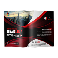 Brochures A4 en papier offset couleur 128 g/m², pliées en deux, imprimées sur mesure, dépliants pliés, feuillets pliés en deux