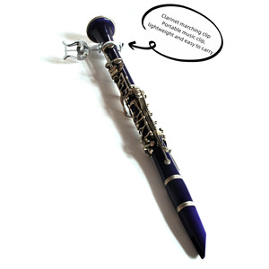 Clip de marcha de <span class=keywords><strong>clarinete</strong></span>, accesorios de instrumentos musicales, clip de música de tubería negra, <span class=keywords><strong>oboe</strong></span>, portátil, de acero inoxidable, clip de música - Product Image 4