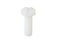Vis en plastique de qualité industrielle à tête hexagonale fendue, finition unie, en PVDF, de M2 à M20, pour diverses industries – Fabrication chinoise, vente chaude