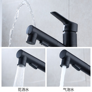Grifo de Lavabo Chenlu Extraíble con Monomando, Válvula de Cerámica, Montaje en Encimera, Agua Fría y Caliente - Product Image 4