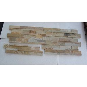 แผ่นผนังหินธรรมชาติทรงสี่เหลี่ยมรูปตัว Z แผ่นไม้วีเนียร์ติดผนังภายนอกผนังผนังผนังผนังอาคารวัฒนธรรมสินค้าจำนวนมากทำด้วยมือ - Product Image 1