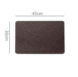 Vegan Leather Eco-Friendly Customizable Desk <b>Mat</b> Modern Design for Table and Dining Use Household Decoration - Product Image 5