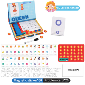 Colorido PVC Magnético Letra Tablero Alfabeto Goma Imán conjunto - Product Image 2