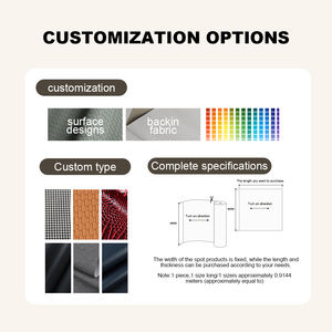 Vente en gros d'usine, cuir PVC écologique, tissu tissé, imperméable, anti-moisissure, décoration intérieure de meubles, décoration intérieure de voiture, canapés, <span class=keywords><strong>literie</strong></span> - Product Image 5