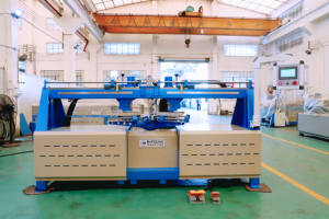 Alta qualidade CNC Automatic Hidráulica Press Flange Punching Machine para Round Duct Making - Product Image 5