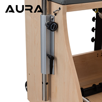 Chaise Wunda en érable professionnelle, équipement de Pilates multifonctionnel, entraînement de yoga à domicile, résistance à ressort réglable, respectueux de l'environnement