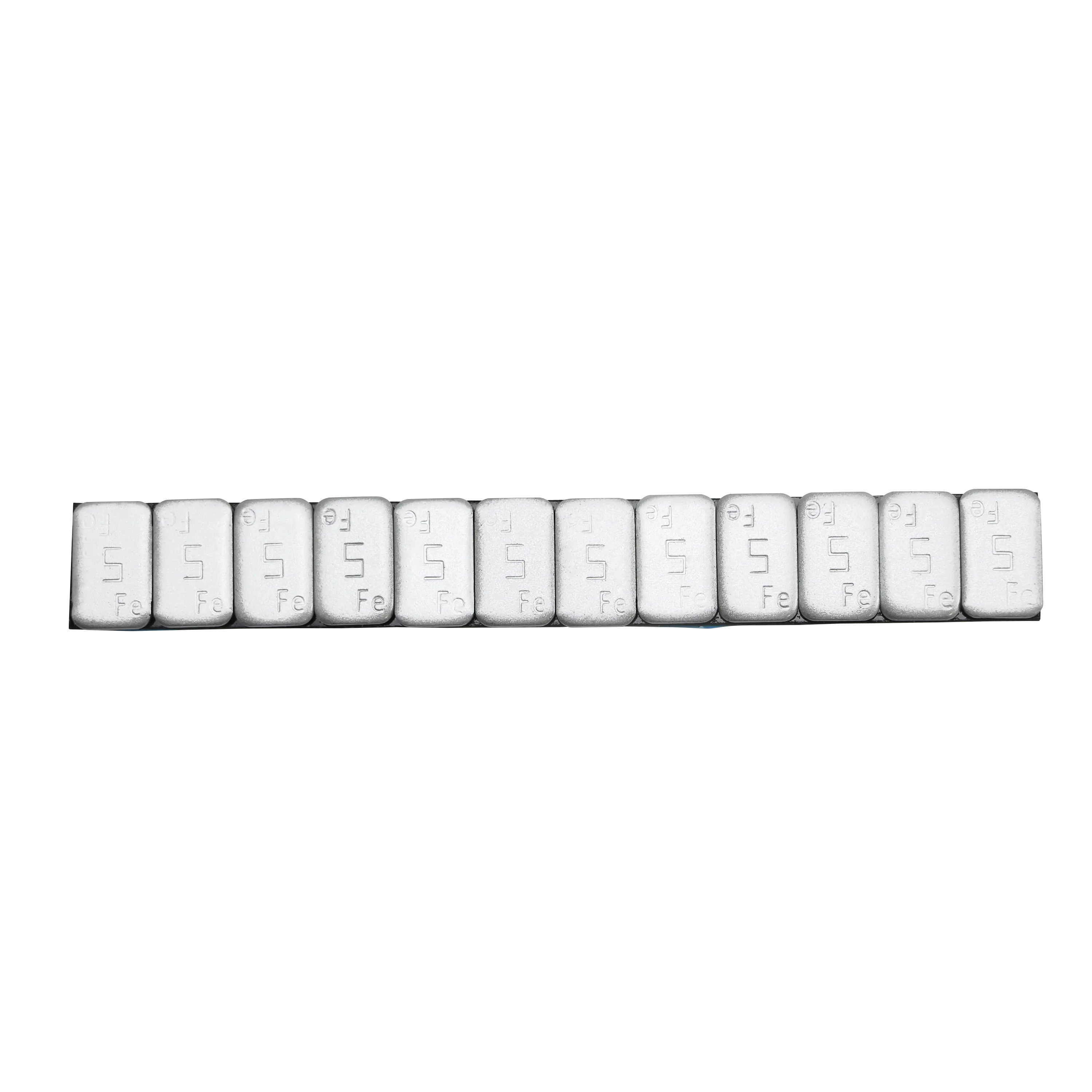 2.5g/5g/10g Stick-on Steel Balancing Weights High Quality 60g Adhesive FE Wheel Balance Weights 1/4oz Iron Alignment Block