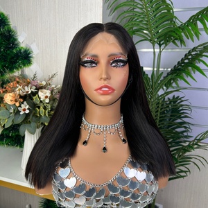 Wholesale Price Hot Selling 5*5 <b>Bob</b> <b>Wig</b> Super Double Drawn Hair 100% Human Hair - Product Image 4