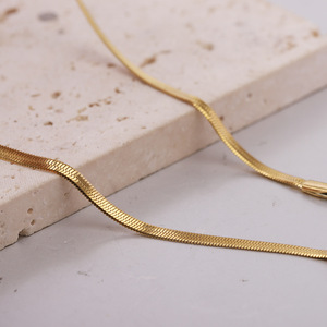 Fashion <b>Beaded</b> <b>Necklace</b> Gold 5Mm Round Zircon Minimalist Daily Wear - Product Image 4