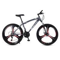 Vélo de montagne tout-terrain pour adultes et étudiants, sport cycliste, roues en alliage d'aluminium 24/26 pouces, freins à disque mécaniques, absorption des chocs