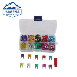 100pcs Mini Blade Fuses 3A 5A 7.5A 10A 15A 20A 25A 30A 35A 40A With <b>Puller</b> Tool Car Automotive Fuse Set - Product Image 4