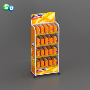Support de personnalisation POSM POP magasin de détail promotion pp boisson fanta stand de stockage présentoir en plastique - Product Image 1