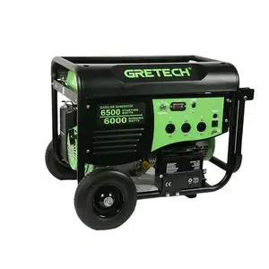 Gretech JL650112 categoria: 4.5kva gerador elétrico a gasolina 5 5.5 5kva classe de isolamento "tensão dupla"