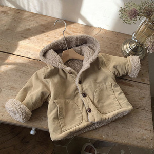 Chaqueta <span class=keywords><strong>de</strong></span> Invierno Orgánica <span class=keywords><strong>para</strong></span> Bebés <span class=keywords><strong>de</strong></span> <span class=keywords><strong>3</strong></span> <span class=keywords><strong>Meses</strong></span> <span class=keywords><strong>a</strong></span> 1 <span class=keywords><strong>A</strong></span>ño, Cárdigan Informal Grueso <span class=keywords><strong>de</strong></span> Lana <span class=keywords><strong>de</strong></span> Cordero, Impermeable, con Overol <span class=keywords><strong>de</strong></span> Pana - Product Image 5