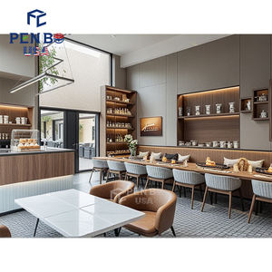 DP เก้าอี้กาแฟสไตล์ไม้สไตล์ไม้กาแฟสไตล์วอลนัท, เก้าอี้ร้านกาแฟสำหรับร้านขนม - Product Image 3