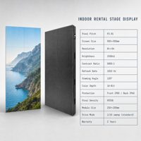Écran LED Vishow5.0 P3.91 pour scène de location, dalle de sol sans capteur, utilisation intérieure, garantie 2 ans, étanchéité frontale IP65