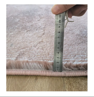 Tapis épais décoratif moderne pour salon, design flambant neuf, vente en gros, fausse fourrure de lapin, tapis de jeu pour bébé, tapis en mousse à mémoire de forme