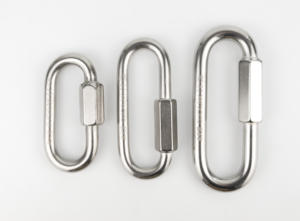 ห่วงโซ่ห่วงล็อคแบบห่วงโซ่รูปวงรีทำจากสเตนเลสสตีล304/316ห่วงโซ่การเชื่อมโยงที่รวดเร็ว Maillon Rapide รูปวงรี (สแตนเลส) - Product Image 5