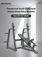 Machine d'entraînement multifonctionnelle à inclinaison réglable, cadre en acier, pliable, avec système de charge par plaques, pour usage domestique et commercial